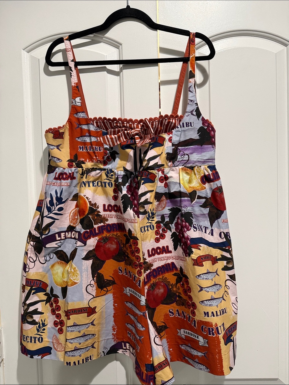 Christian Lacroix Multi Fruit-Print Bermuda Shorts Romper